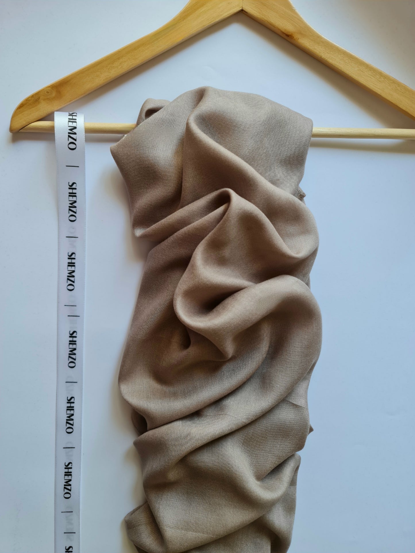 Light Coffee Cotton Modal Scarf