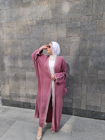 The Blush Piping Kaftan