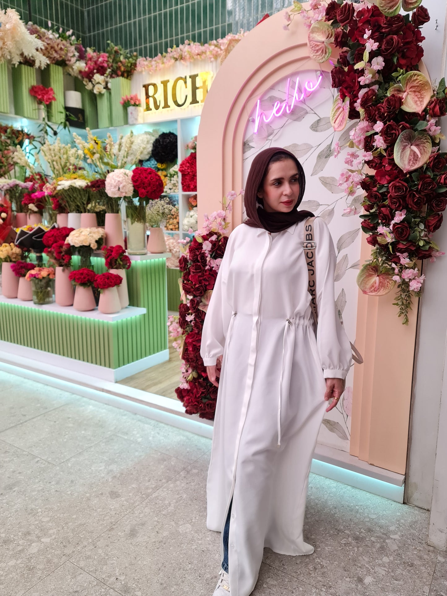 French Linen Dress - White