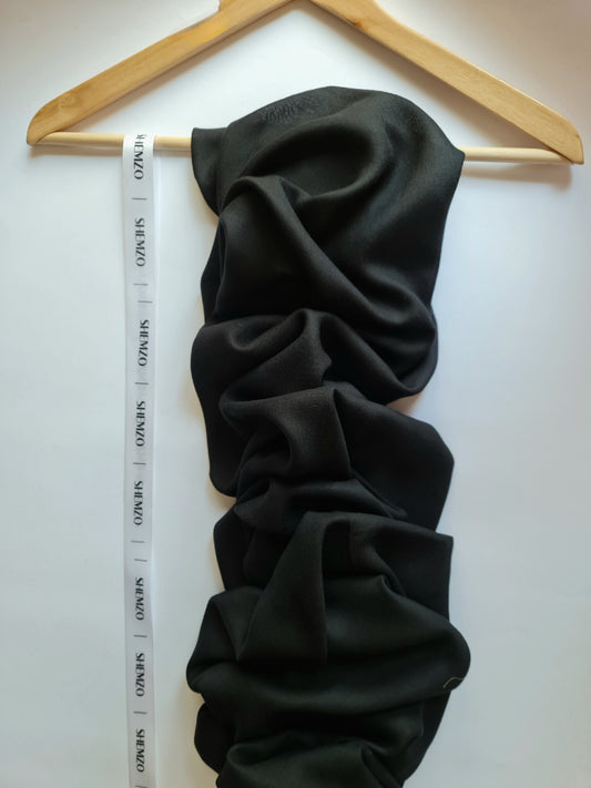Black Coton Modal Scarf